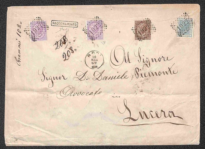 Italia / Regno / Vittorio Emanuele II / Posta Ordinaria