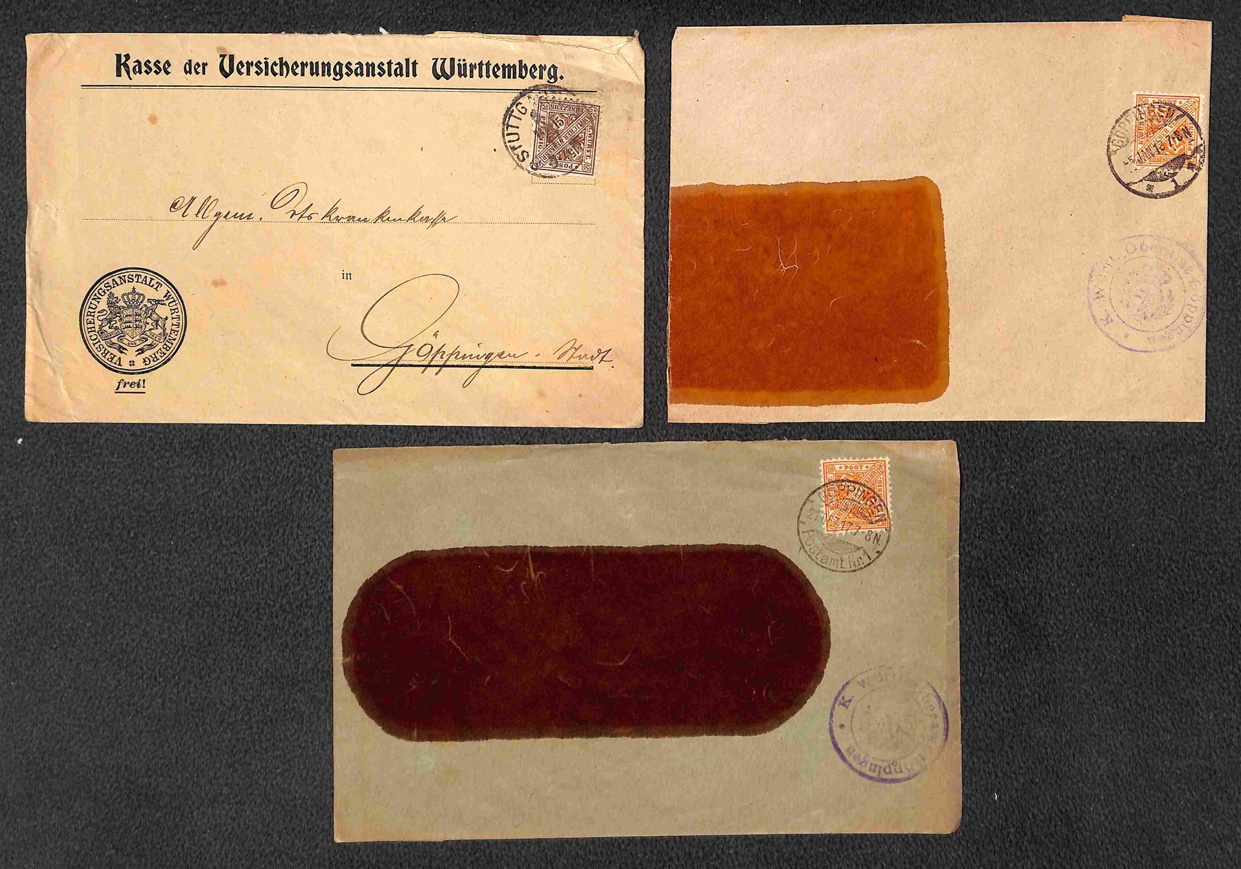 Germania / Antichi Stati Italiani / Wurttemberg / Posta Ordinaria