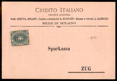 Italia / Regno / Umberto i / Posta Ordinaria