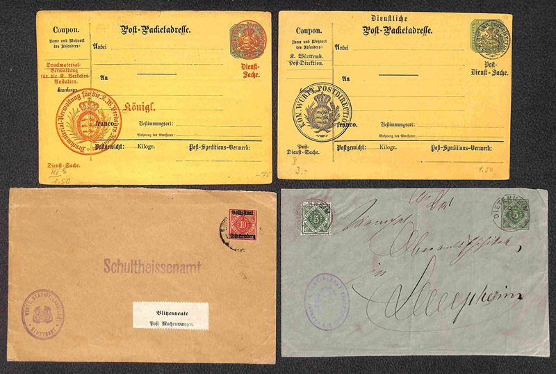 Germania / Antichi Stati Italiani / Wurttemberg / Posta Ordinaria