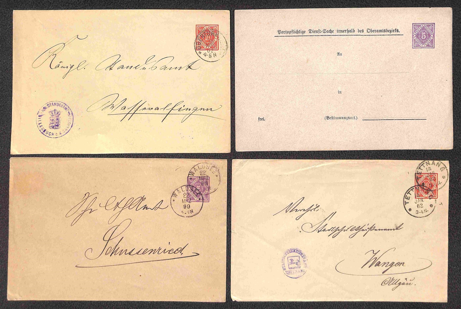 Germania / Antichi Stati Italiani / Wurttemberg / Posta Ordinaria
