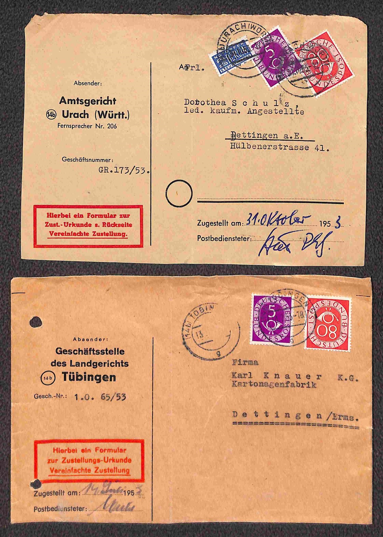 Germania / Brd / Posta Ordinaria