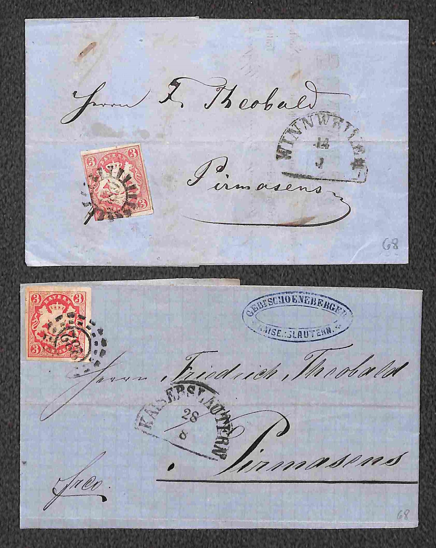 Germania / Antichi Stati Italiani / Posta Ordinaria