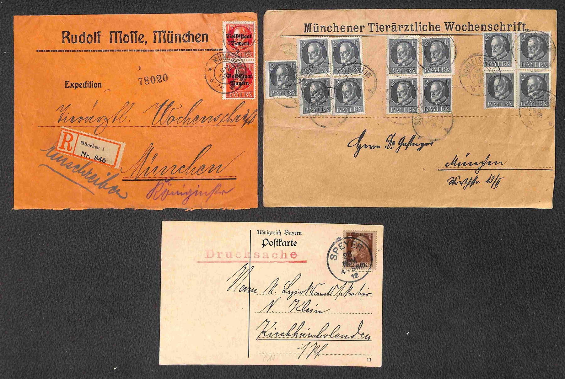 Germania / Antichi Stati Italiani / Posta Ordinaria