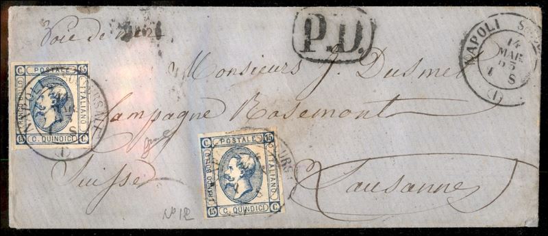 Italia / Regno / Vittorio Emanuele II / Posta Ordinaria