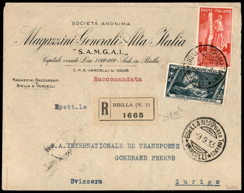 Italia / Regno / Vittorio Emanuele II / Posta Ordinaria