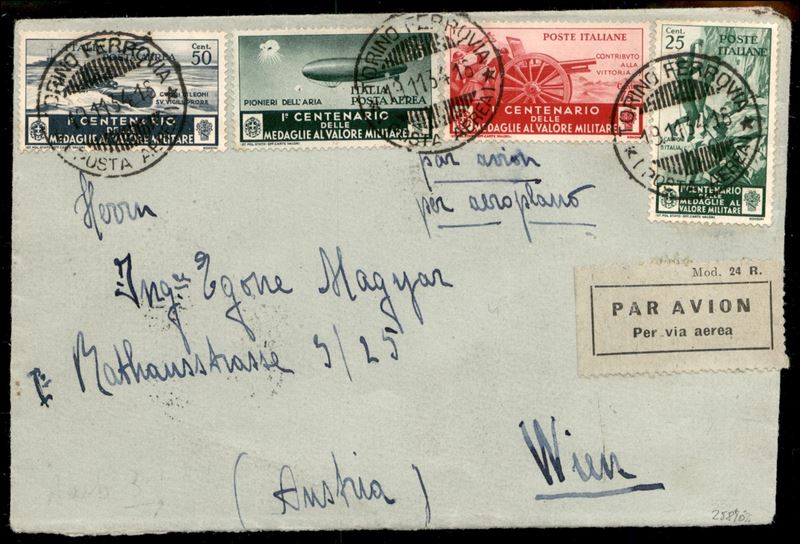 Italia / Regno / Vittorio Emanuele III / Posta Ordinaria + Aerea