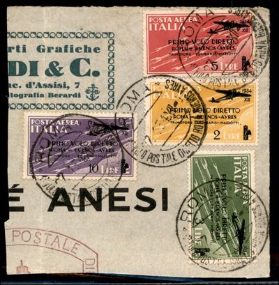Italia / Regno / Vittorio Emanuele III / Posta Aerea
