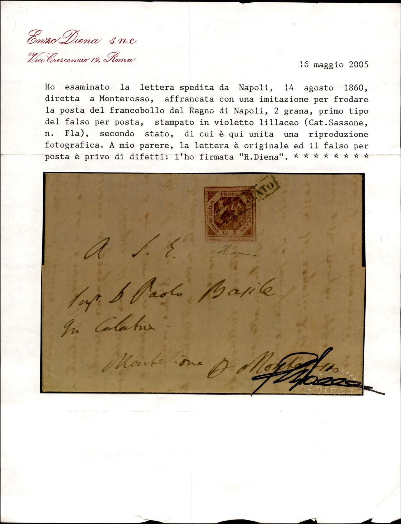 ITALIA / Antichi Stati Italiani / Napoli / Posta ordinaria