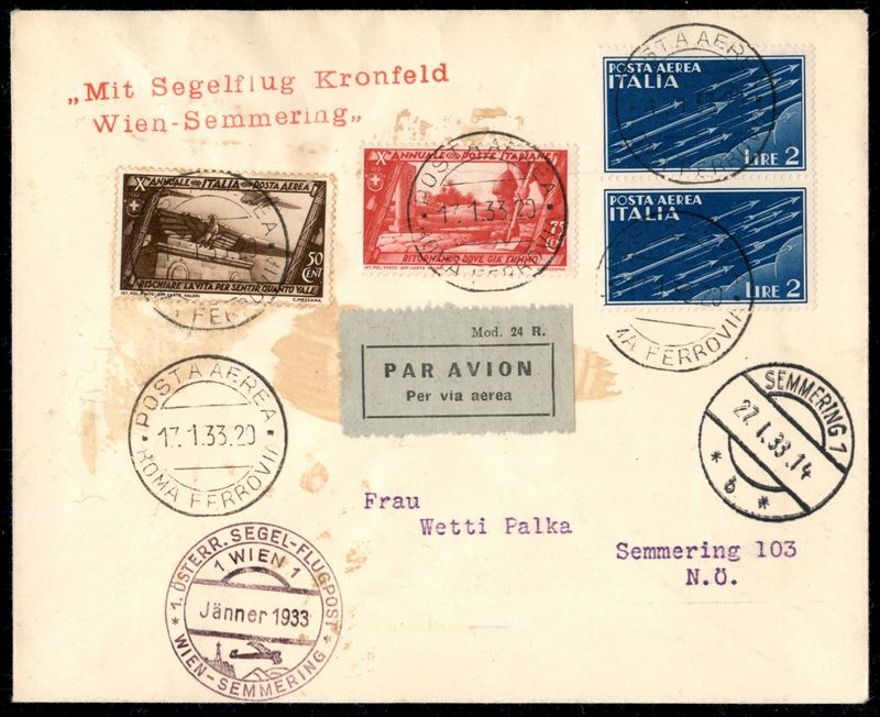 Italia / Regno / Vittorio Emanuele III / Posta Aerea