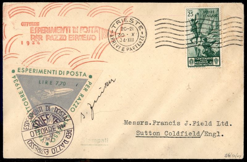 Italia / Regno / Vittorio Emanuele III / Posta Aerea