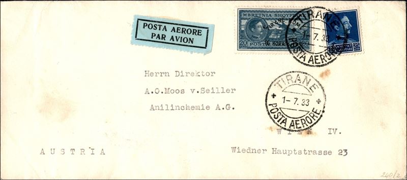 Albania / Posta Aerea