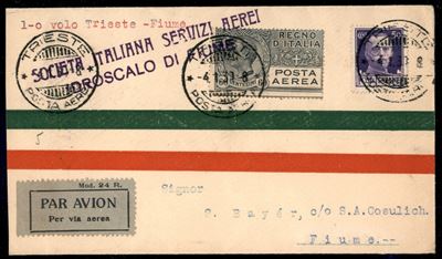 Italia / Regno / Vittorio Emanuele III / Posta Aerea