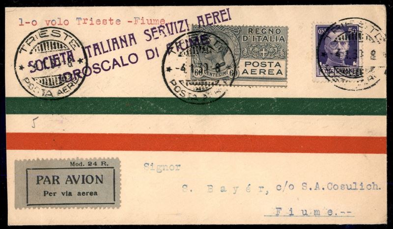 Italia / Regno / Vittorio Emanuele III / Posta Aerea