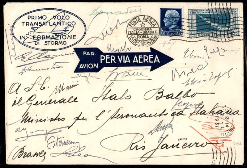 Italia / Regno / Vittorio Emanuele III / Posta Aerea