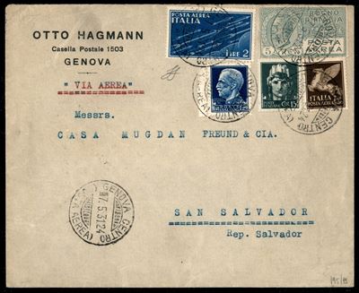 Italia / Regno / Vittorio Emanuele III / Posta Aerea