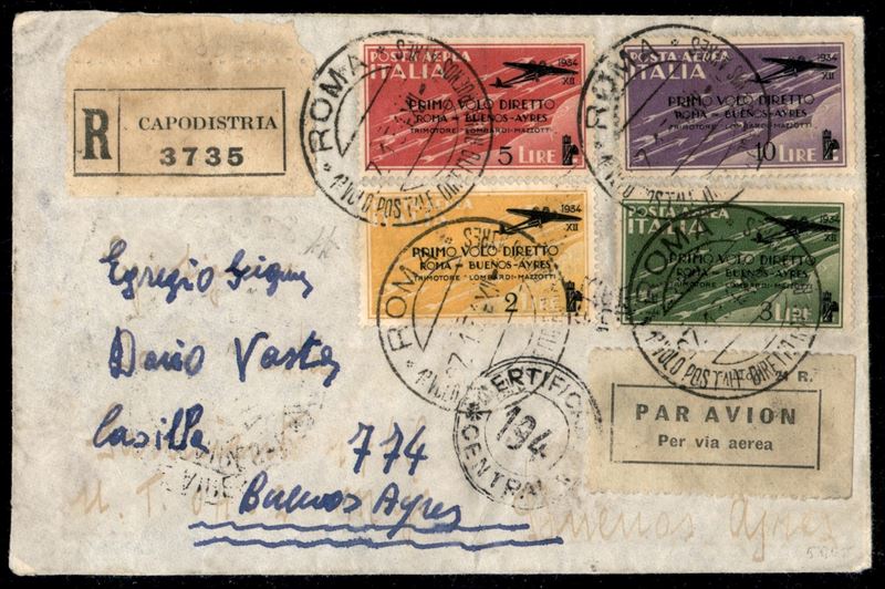 Italia / Regno / Vittorio Emanuele III / Posta Aerea