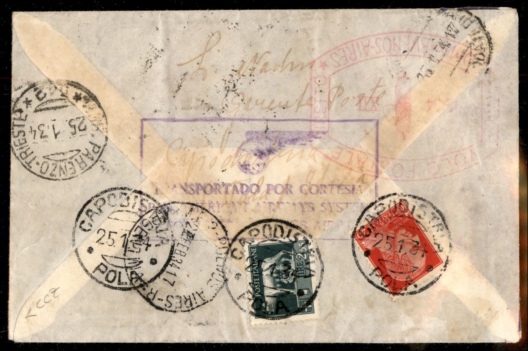 Italia / Regno / Vittorio Emanuele III / Posta Aerea