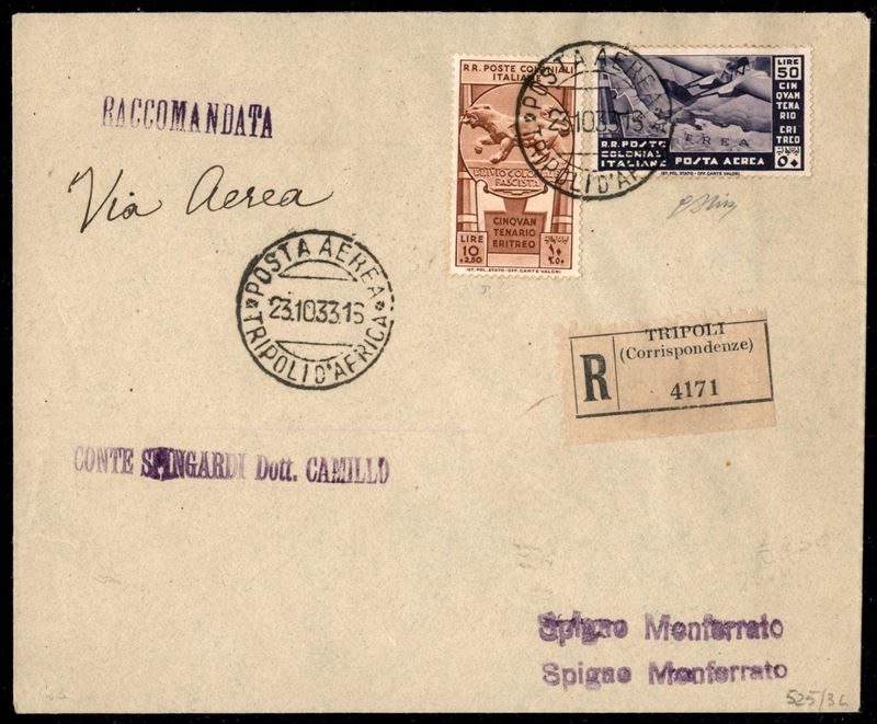 Italia / Colonie / Eritrea / Posta Ordinaria + Aerea