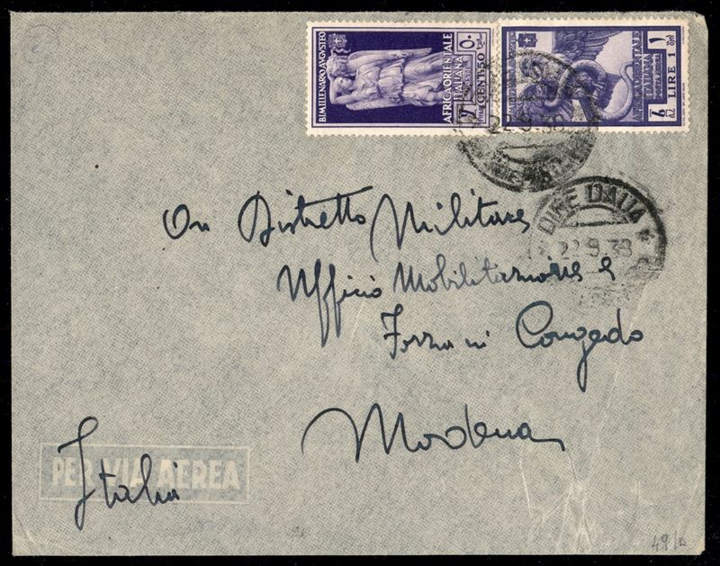 Italia / Colonie / Africa Orientale Italiana / Posta Aerea