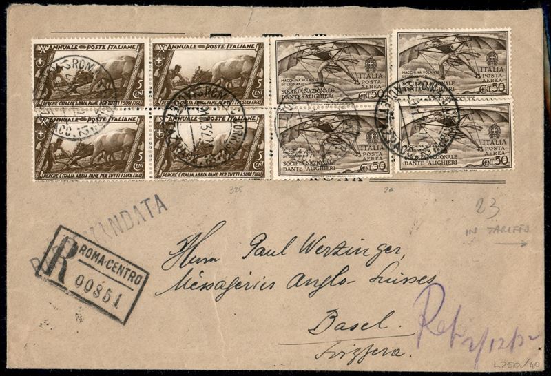 Italia / Regno / Vittorio Emanuele III / Posta Aerea