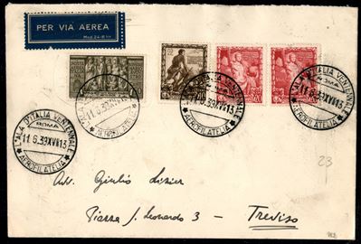 Italia / Regno / Vittorio Emanuele III / Posta Aerea
