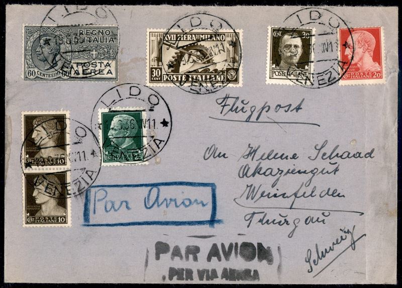 Italia / Regno / Vittorio Emanuele III / Posta Aerea