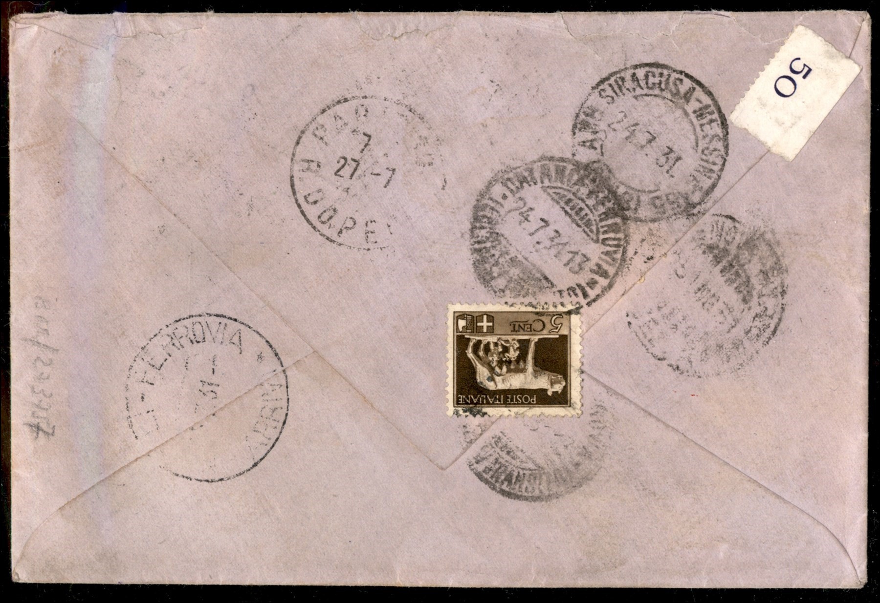 Italia / Regno / Vittorio Emanuele III / Posta Aerea