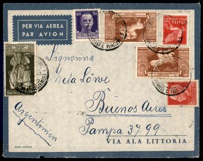 Italia / Regno / Vittorio Emanuele III / Posta Aerea