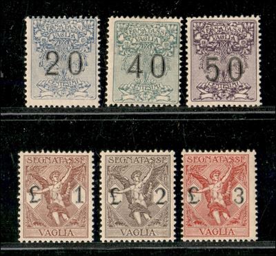 Italia / Regno / Vittorio Emanuele III / Segnatasse per Vaglia