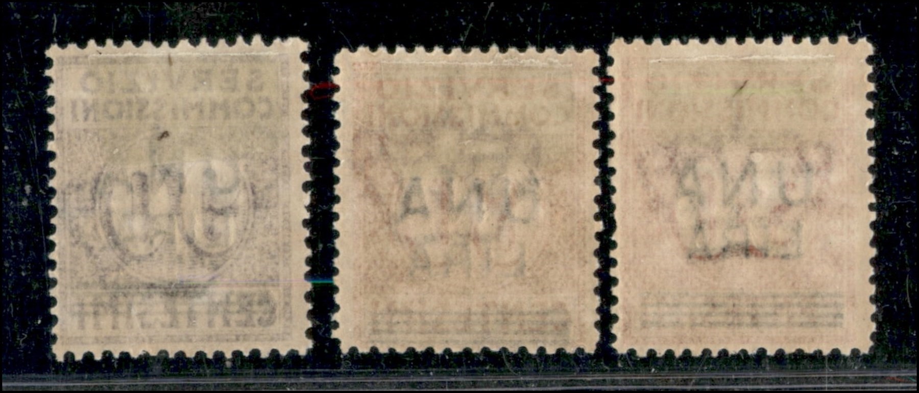 Italia / Regno / Vittorio Emanuele III / Servizio Commissioni