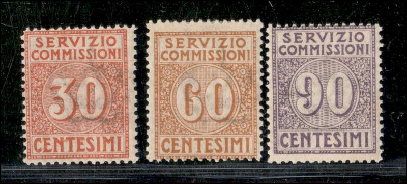 Italia / Regno / Vittorio Emanuele III / Servizio Commissioni
