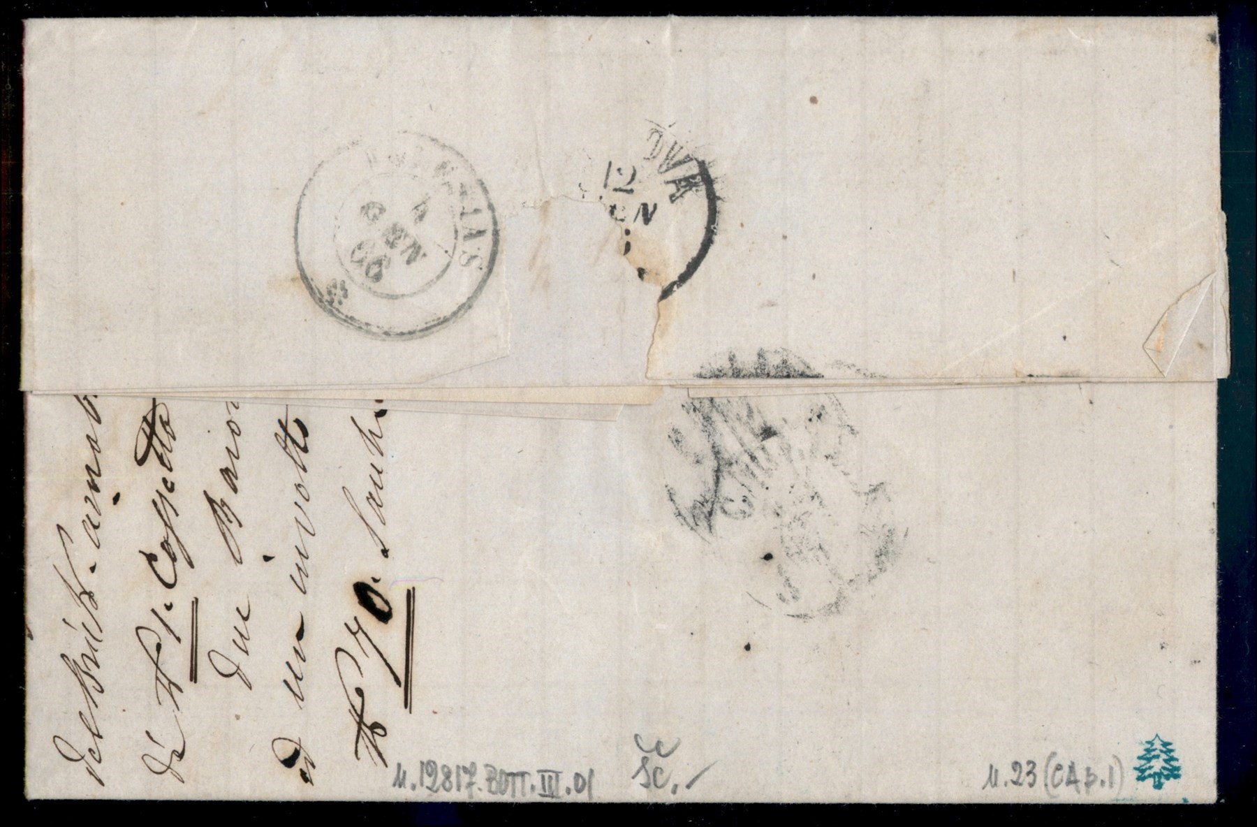 ITALIA / Regno / Vittorio Emanuele II / Posta ordinaria