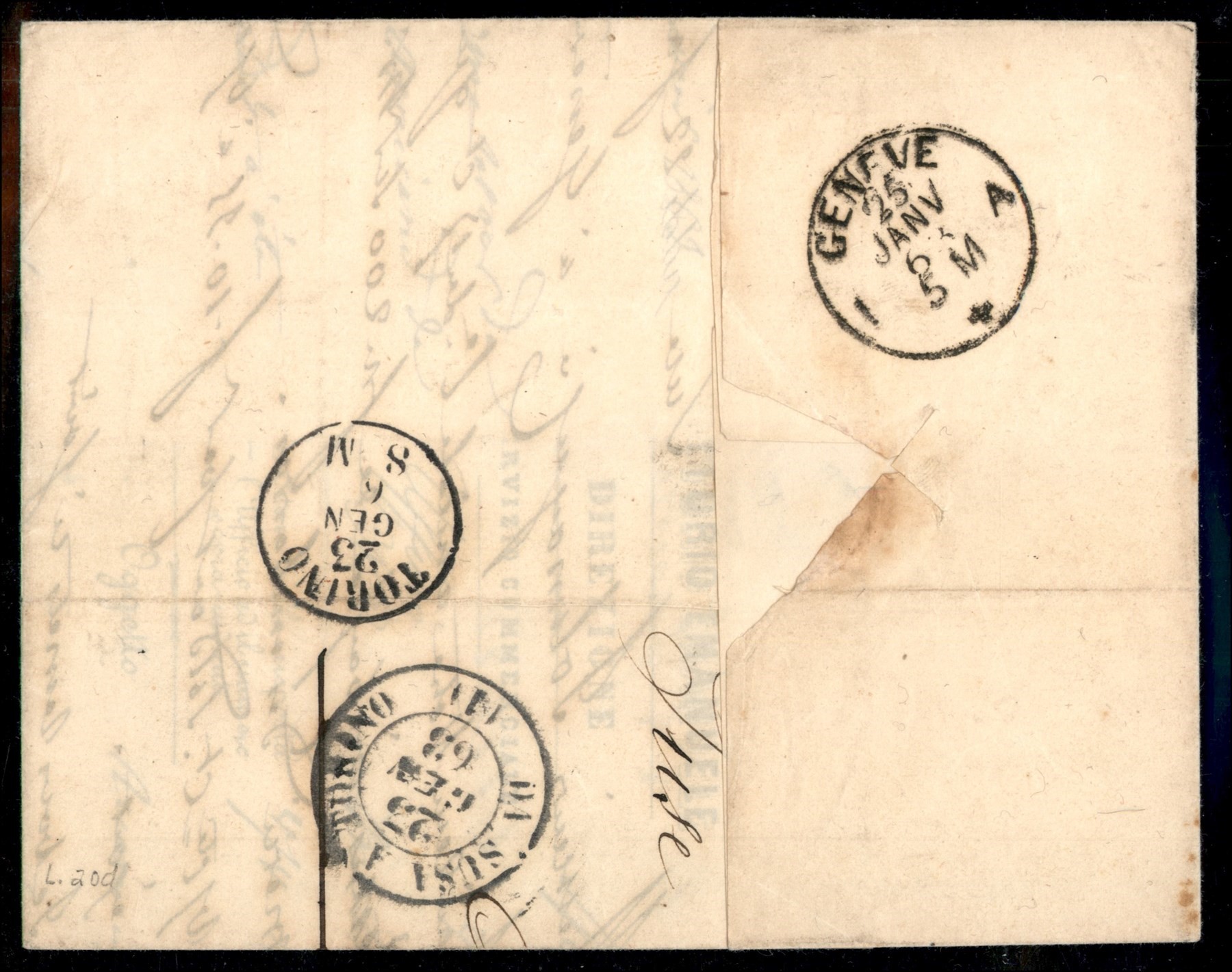 ITALIA / Regno / Vittorio Emanuele II / Posta ordinaria