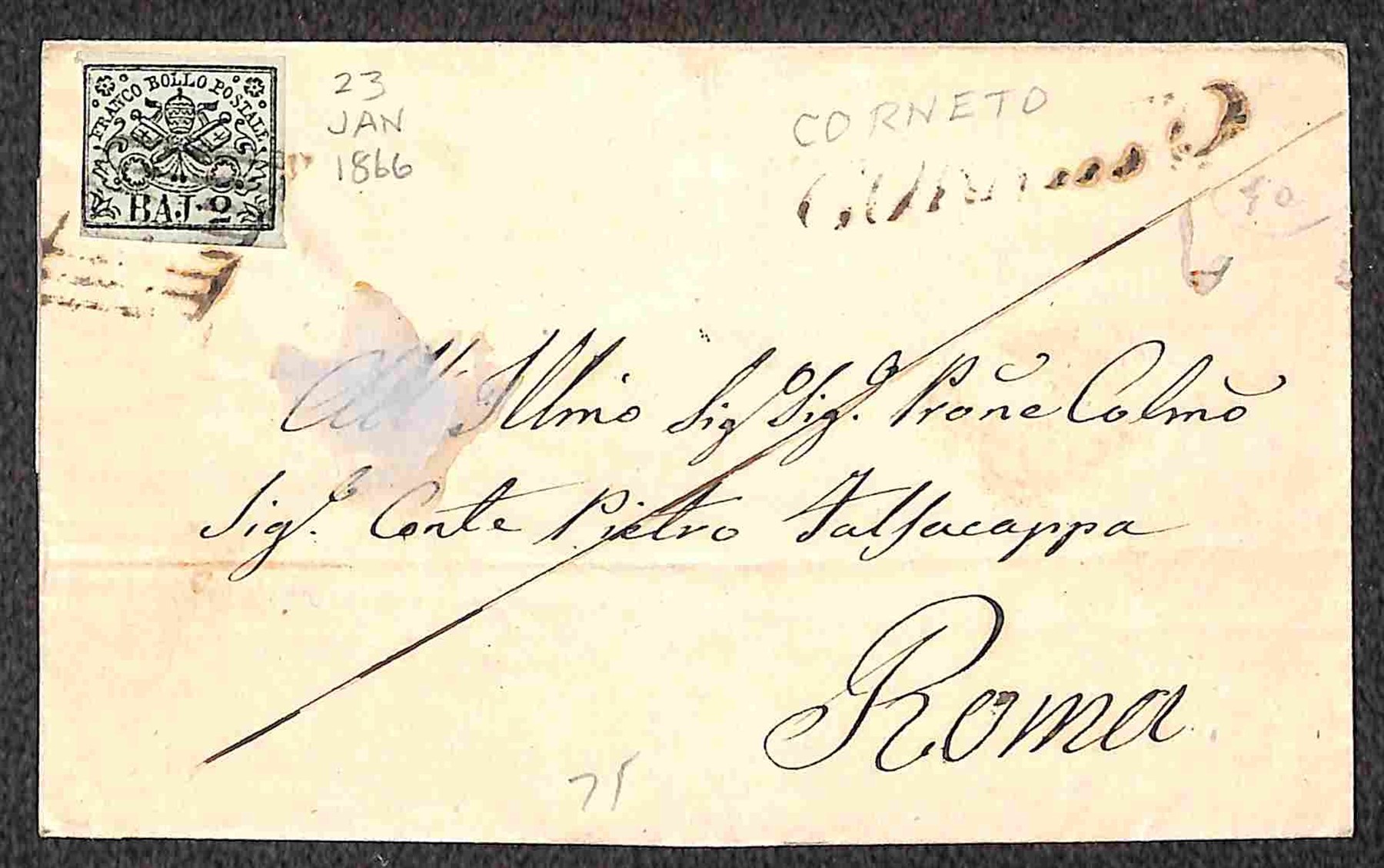 ITALIA / Antichi Stati Italiani / Stato pontificio / Posta ordinaria