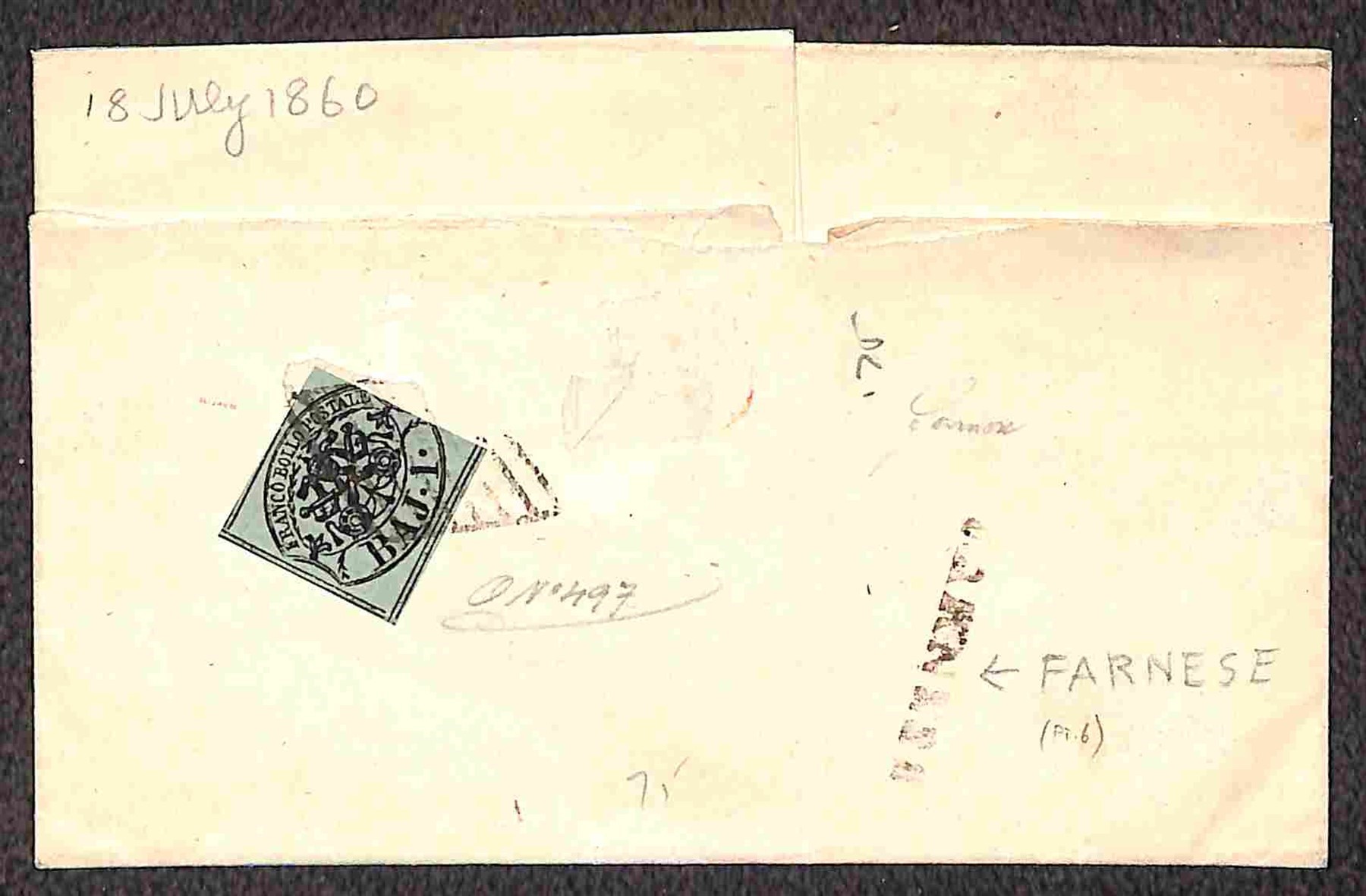 ITALIA / Antichi Stati Italiani / Stato pontificio / Posta ordinaria