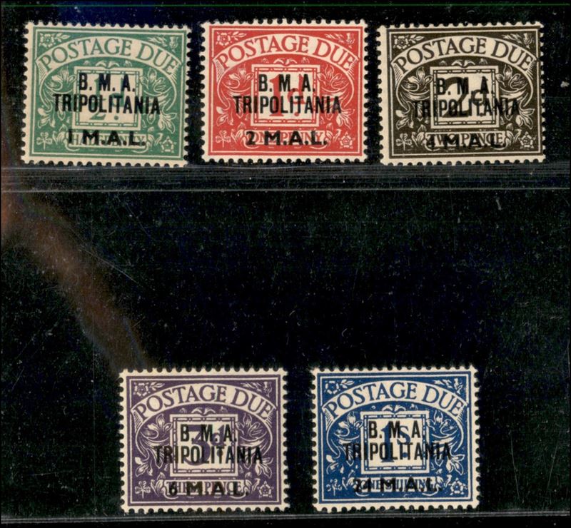 Italia / Occupazioni Straniere delle Colonie / Occupazione Britannica / b.M.a./b.a. Tripolitania ...