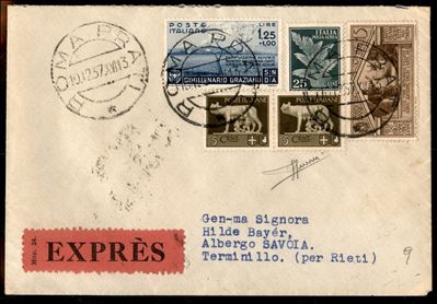 Italia / Regno / Vittorio Emanuele III / Posta Ordinaria + Aerea