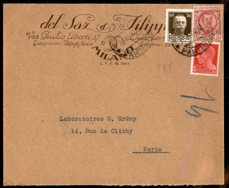 Italia / Regno / Vittorio Emanuele III / Posta Ordinaria