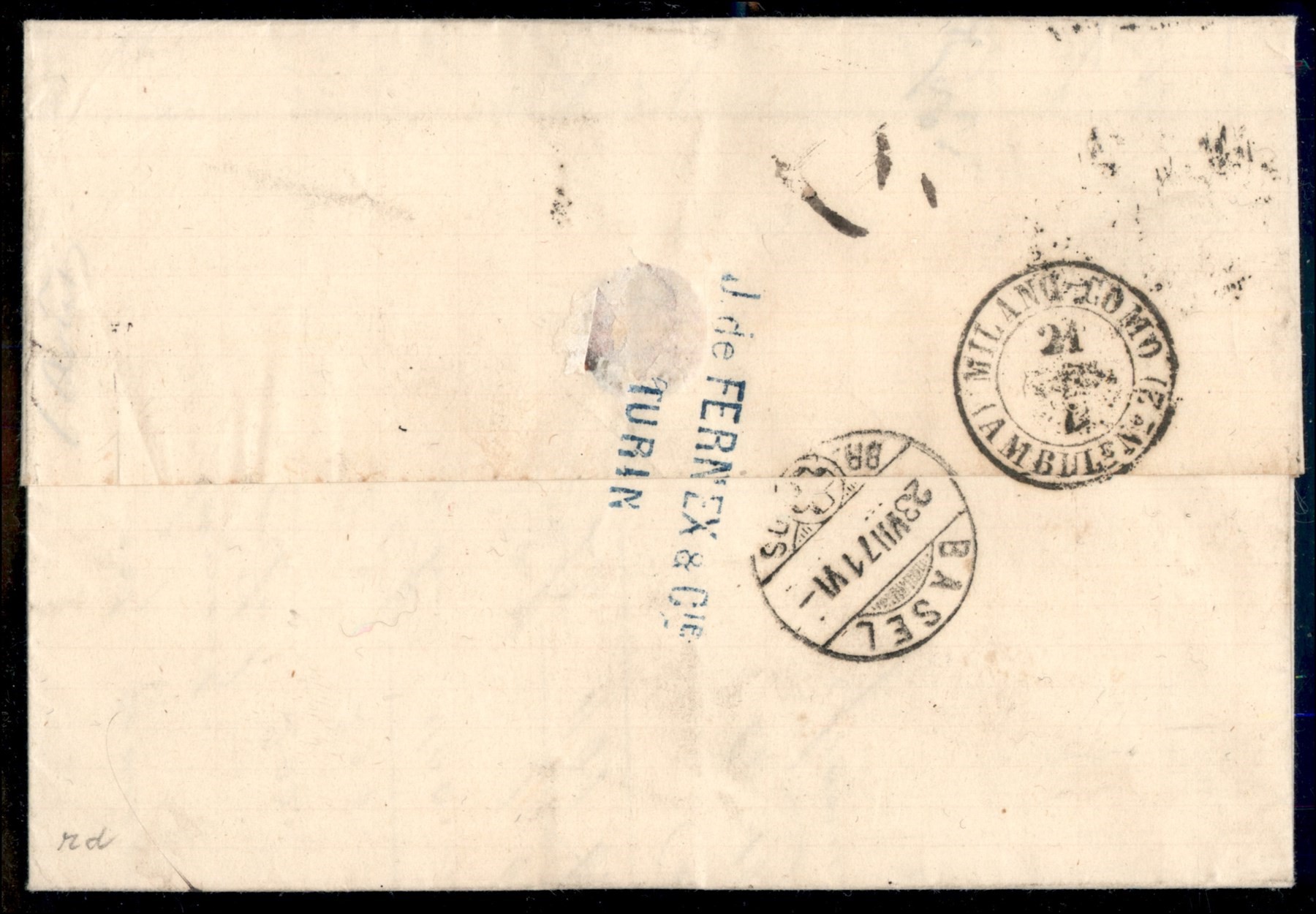 ITALIA / Regno / Vittorio Emanuele II / Posta ordinaria