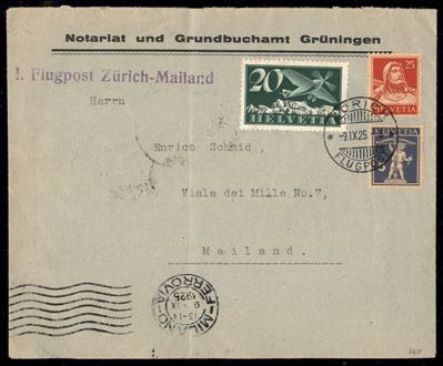 Svizzera / Aerogrammi