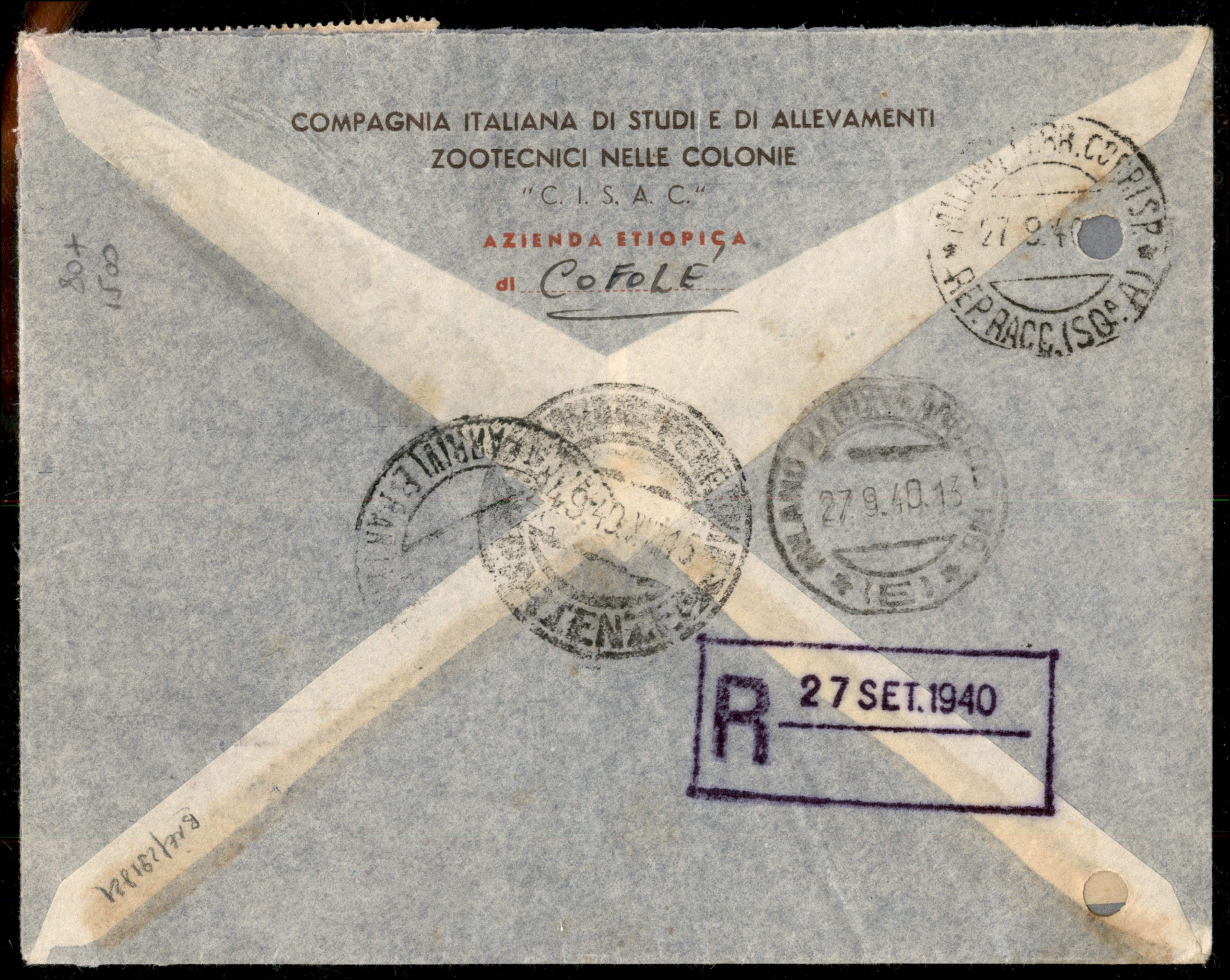 Italia / Colonie / Africa Orientale Italiana / Posta Ordinaria