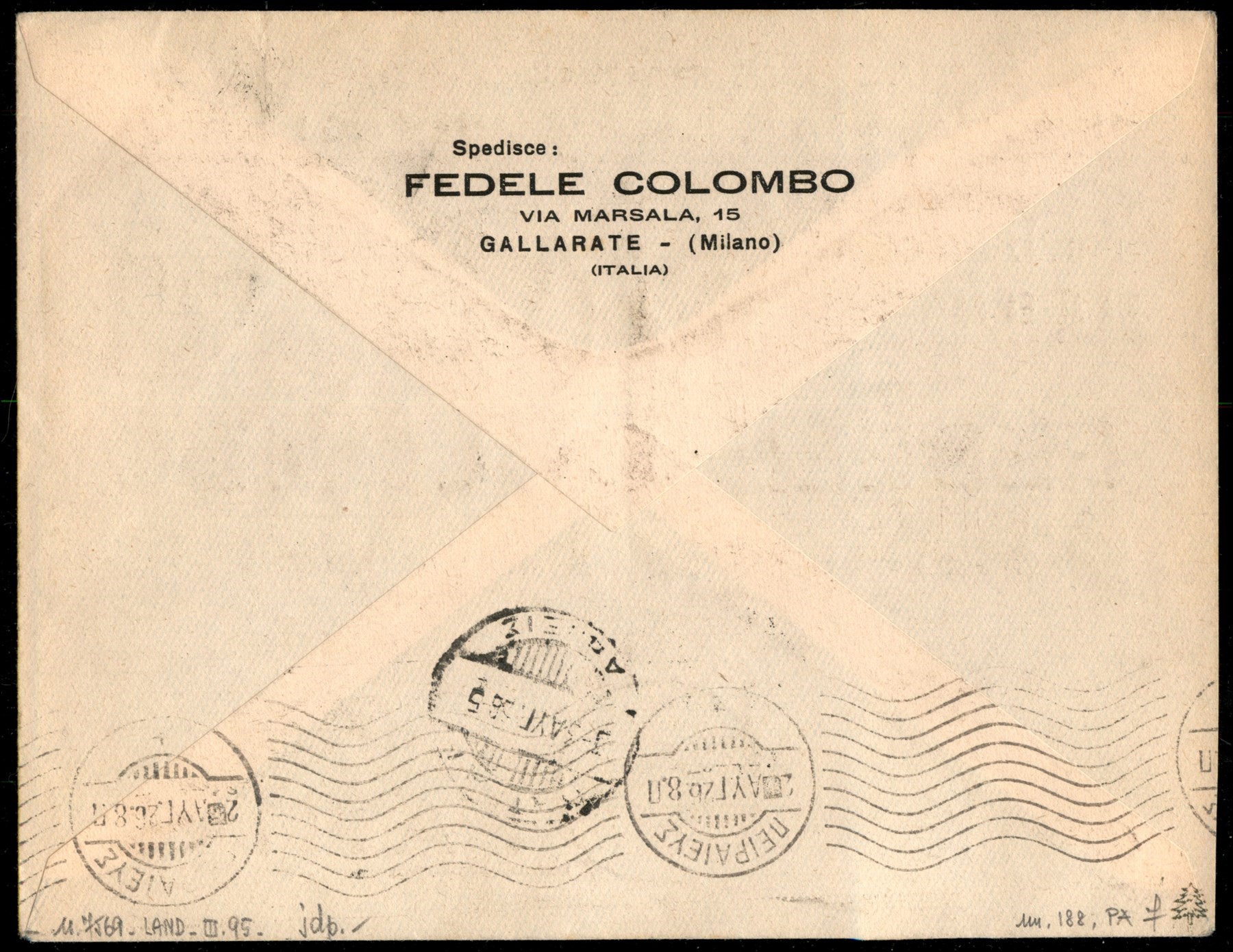 Italia / Regno / Vittorio Emanuele III / Aerogrammi