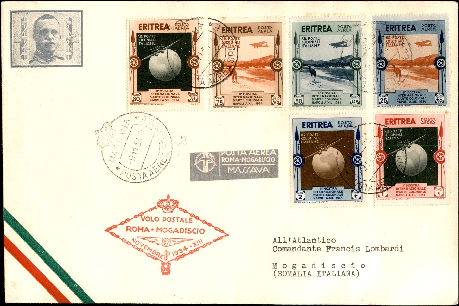 ITALIA / Colonie / Aerogrammi