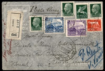 Italia / Regno / Vittorio Emanuele III / Aerogrammi