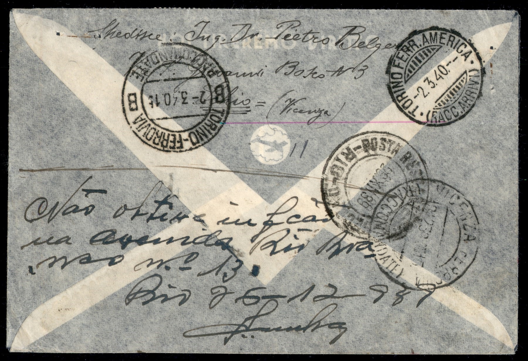 Italia / Regno / Vittorio Emanuele III / Aerogrammi