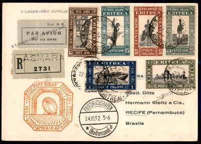 Italia / Colonie / Eritrea / Aerogrammi