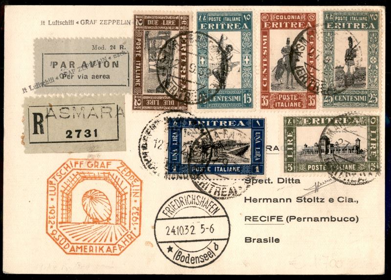 Italia / Colonie / Eritrea / Aerogrammi