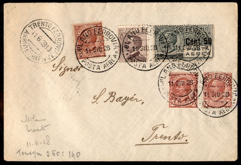 Italia / Regno / Vittorio Emanuele III / Aerogrammi