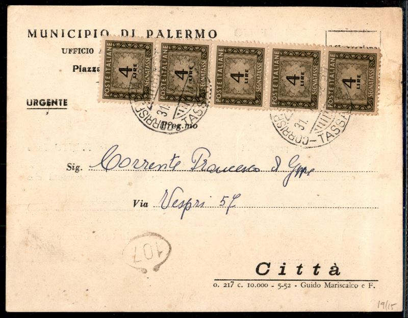 Italia / Repubblica / Segnatasse